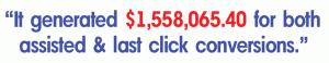 assisted & lastclick conversions